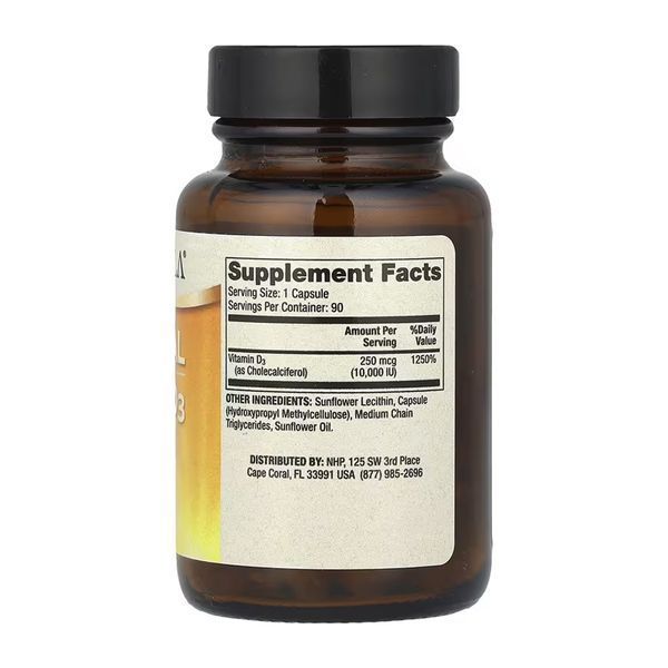 Liposomal Vitamin D3 10000 IU - 90 caps 2024-11-0475 фото