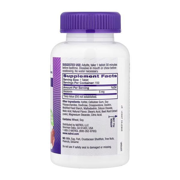 Melatonin 5mg - 150 tabs 2023-10-6219 фото