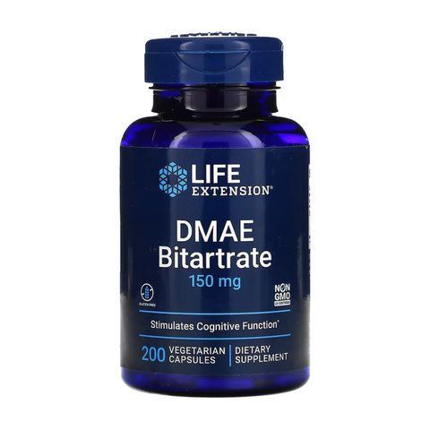 DMAE Bitartrate 150mg - 200 vcaps 2022-10-1894 фото