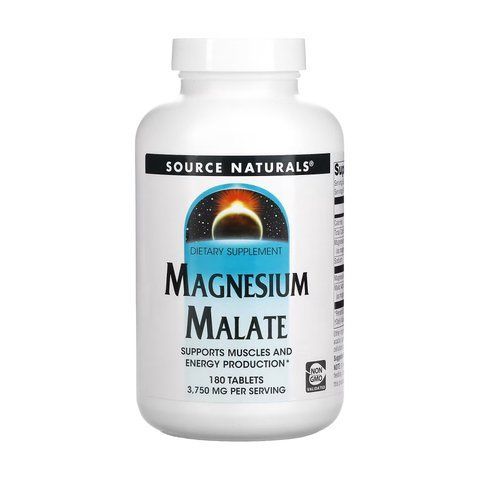 Magnesium Malate 1250 mg - 180 tabs 2023-10-2678 фото
