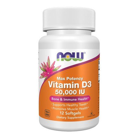 VIT D-3 50,000 IU - 12 sgels 2023-10-6709 фото