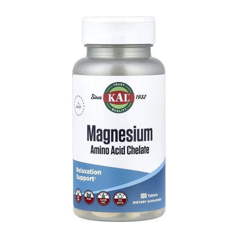Magnesium Amino Acid Chelate 220mg - 100 tabs 2023-10-7032 фото