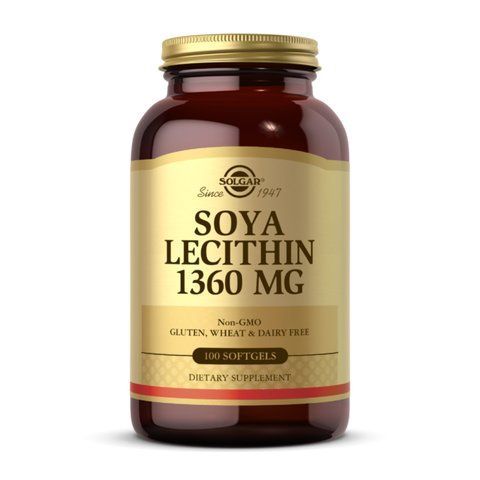 Lecithin 1360mg (Natural Soya) - 180 softgels 2023-10-3686 фото