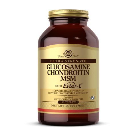 Extra Strength Glucosamine Chondroitin MSM with Ester-C&reg; - 180 tabs 2023-10-3690 фото