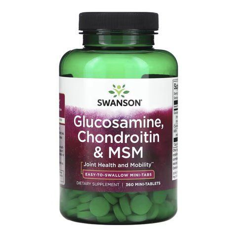 Glucosamine, Chondroitin & Msm Mini Tabs - 360 tabs 2023-10-4064 фото