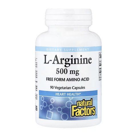 Arginine 500mg - 90 vcaps 2023-10-7737 фото
