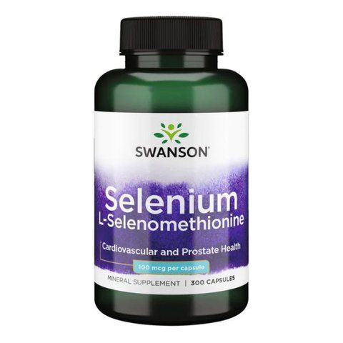 Selenium L-Selenomethionine 100mcg - 300cap 100-97-0313414-20 фото