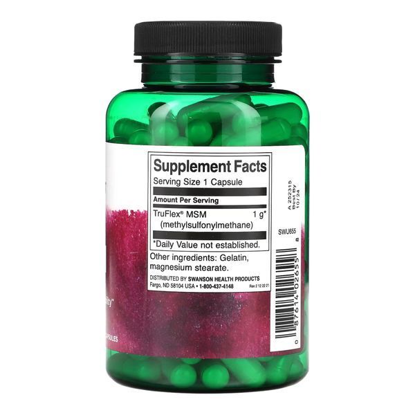 MSM 1000mg - 120 caps 2023-10-4062 фото