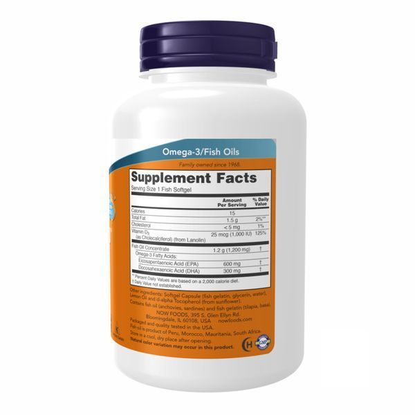 Ultra Omega 3-D&trade; Fish Oil - 180 Fish Softgels 2022-10-0410 фото